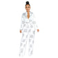 Fashion Women's Letter Printing Casual Jumpsuit