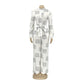Fashion Women's Letter Printing Casual Jumpsuit