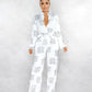Fashion Women's Letter Printing Casual Jumpsuit
