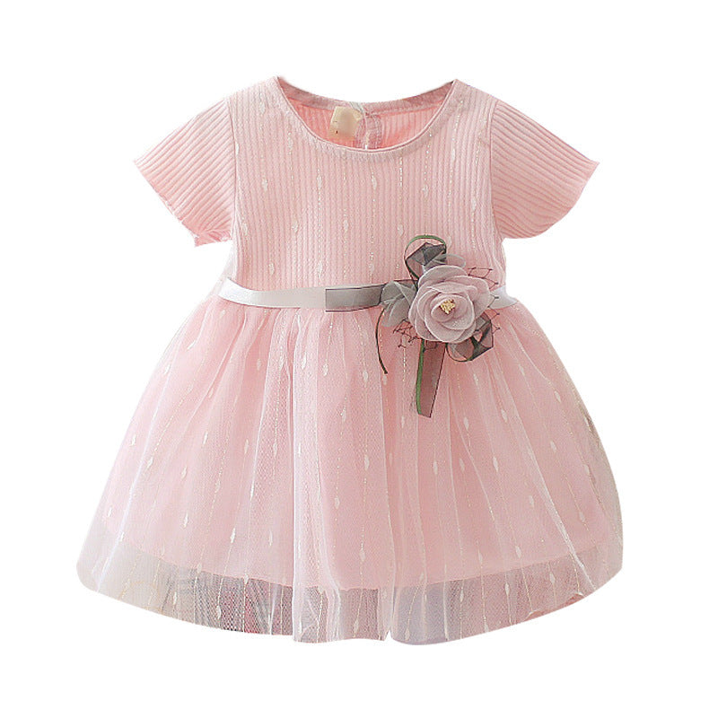Robe de princesse d'été pour bébé fille, style étranger, jupe pour nourrisson