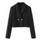 Temperament Was Thin Lightly Cooked Long-sleeved Small Suit