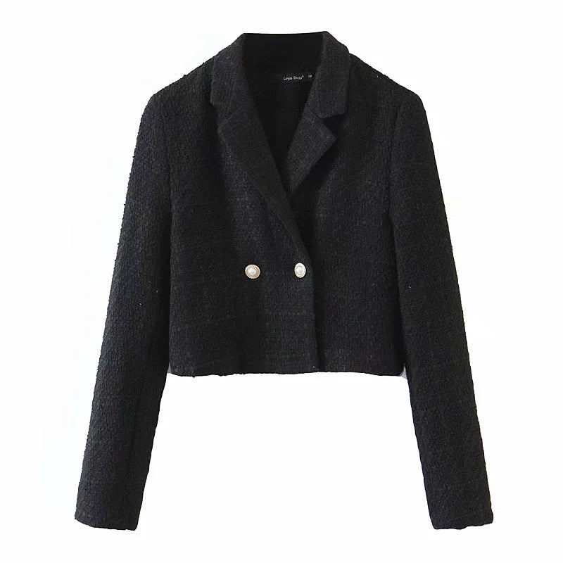 Temperament Was Thin Lightly Cooked Long-sleeved Small Suit