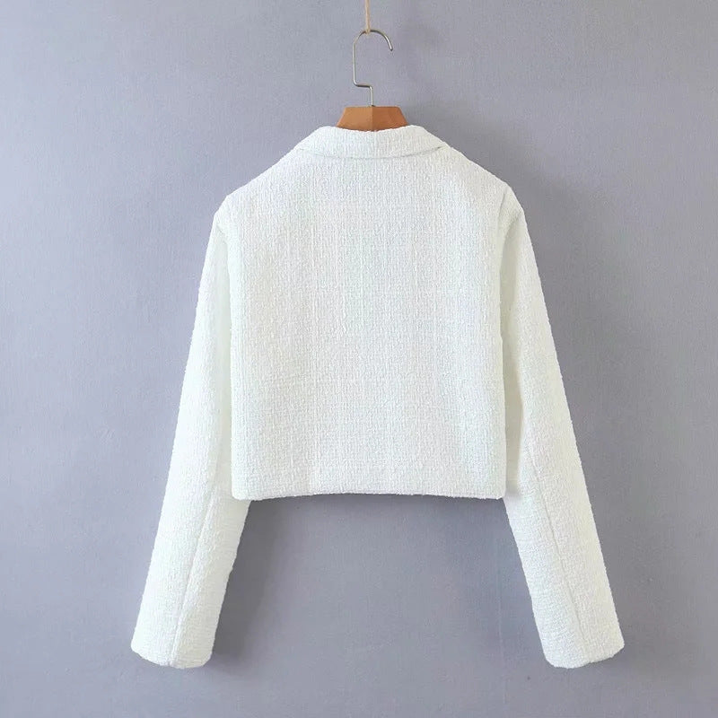 Temperament Was Thin Lightly Cooked Long-sleeved Small Suit