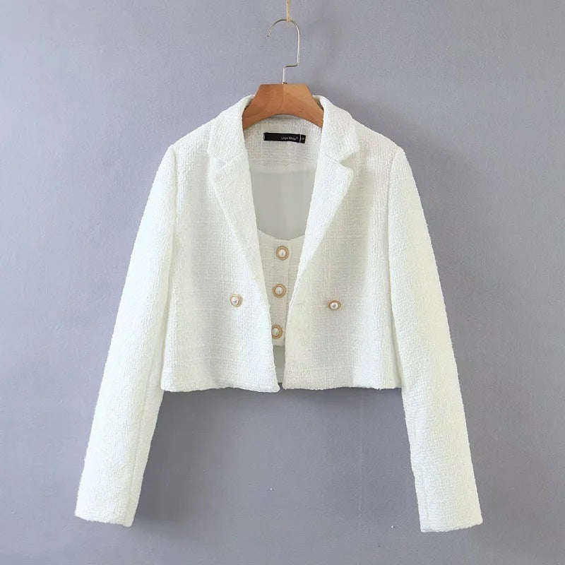 Temperament Was Thin Lightly Cooked Long-sleeved Small Suit