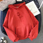 Sweat à capuche sport imprimé rose noire Candy