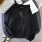 Sweat à capuche sport imprimé rose noire Candy