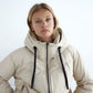Veste en similicuir et coton pour femme