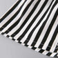 Chemise en mousseline à volants deux pièces avec short rayé