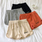 Short de sport ample à broderies pour femme, pantalon de yoga, de course, décontracté et ample