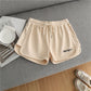 Short de sport ample à broderies pour femme, pantalon de yoga, de course, décontracté et ample