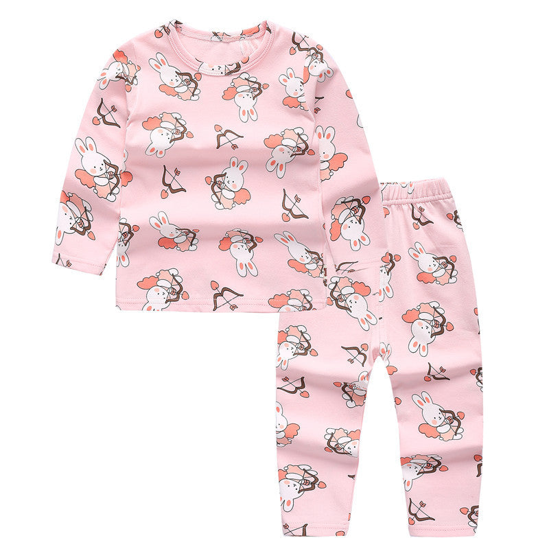 Children's Suit Qiu Yi Long Trousers Baby Pajamas