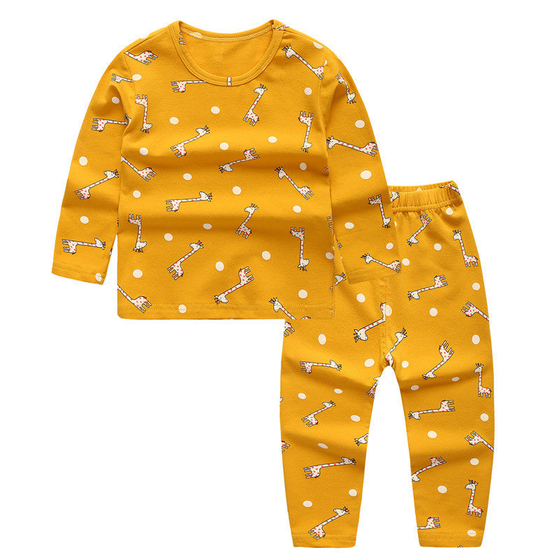 Children's Suit Qiu Yi Long Trousers Baby Pajamas