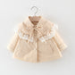 Korean Style Idea Lace Trench Coat Girls Fashion Jacket