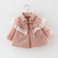 Korean Style Idea Lace Trench Coat Girls Fashion Jacket
