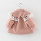 Korean Style Idea Lace Trench Coat Girls Fashion Jacket