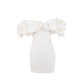 Ruffle One-Shoulder Tube Top Halter Dress