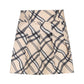 Checked Strapless Waistcoat Suit With Straps