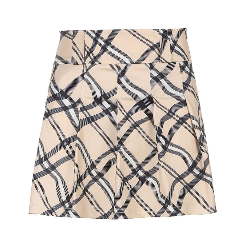 Checked Strapless Waistcoat Suit With Straps