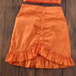 Girls' Shirt And Mermaid Skirt Two-piece Suit