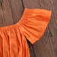 Girls' Shirt And Mermaid Skirt Two-piece Suit