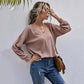 Large Size Long-Sleeved Women's Knitted Bottoming Shirt
