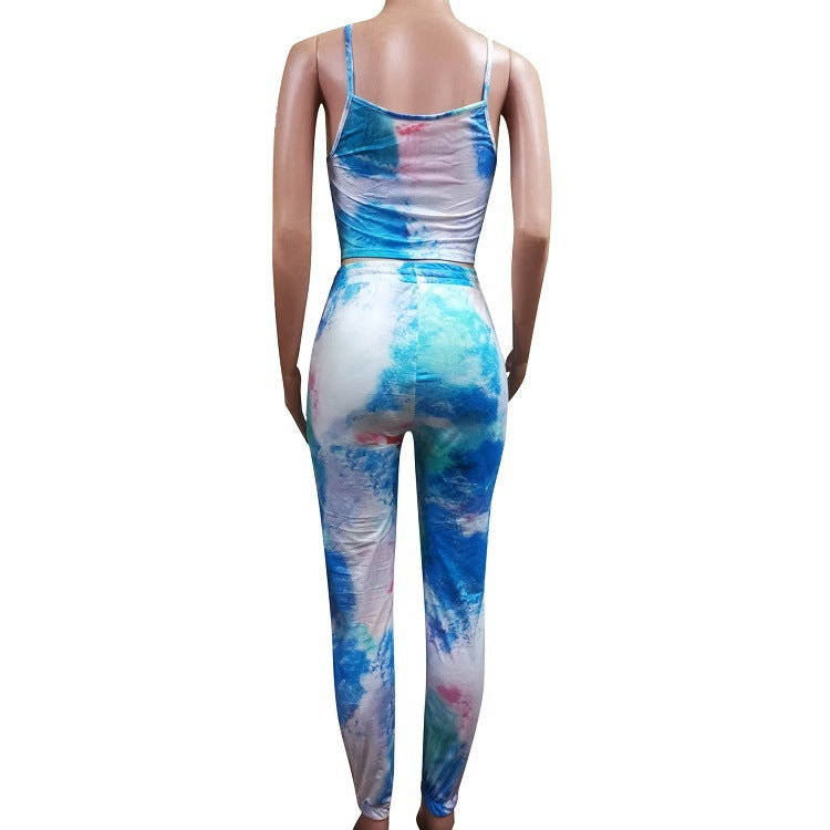 Fashion Yoga Sling Comfortable Pants Set