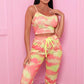 Fashion Yoga Sling Comfortable Pants Set