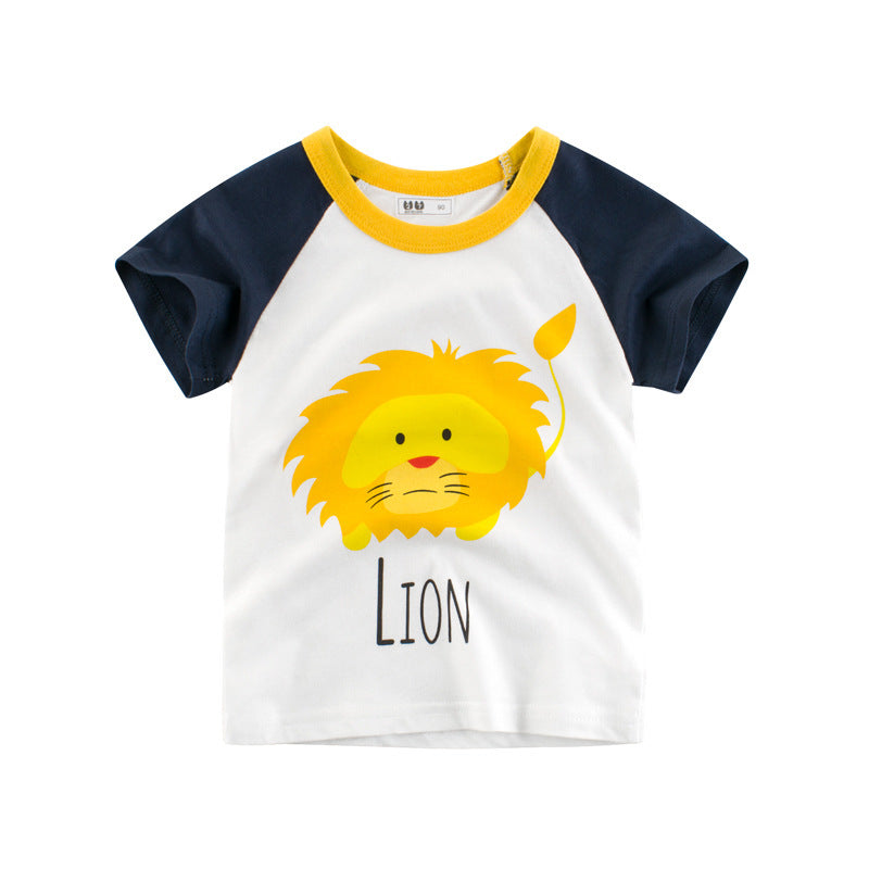 Nouveau t-shirt d'été à manches courtes pour enfants