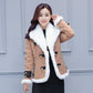 New Slim Thick Lamb Wool small Woolen Coat
