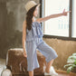 Wide Leg Pants Two-Piece Children's Western Style Suit