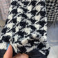 Women's French Loose Woven Tweed Top