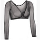 Oversized Lace Long-Sleeved Bottoming Blouse