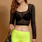 Oversized Lace Long-Sleeved Bottoming Blouse