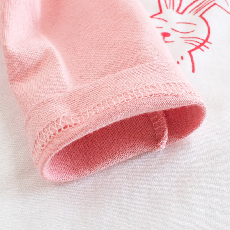 T-shirt à manches longues pour bébé, motif dessin animé, pour fille, vêtements pour enfants