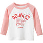 T-shirt à manches longues pour bébé, motif dessin animé, pour fille, vêtements pour enfants