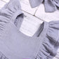 Woven Cotton Solid Color Flying Sleeves Jumpsuit