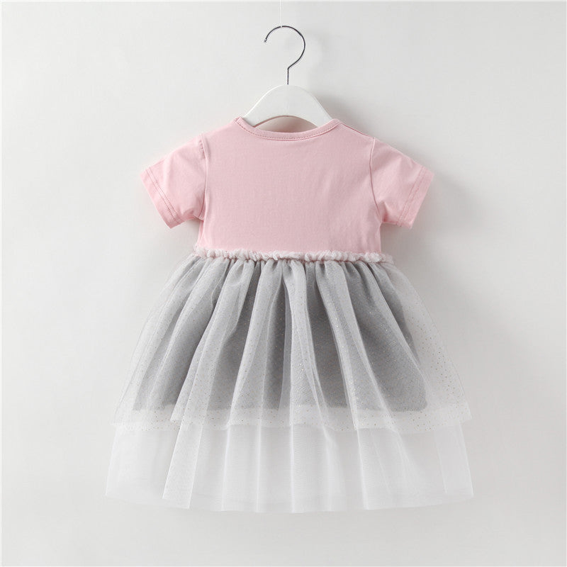 Princess Dress Super Western Solid Color Cotton Baby Skirt