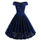 Robe d'été asymétrique en dentelle