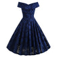 Robe d'été asymétrique en dentelle