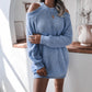 Knitwear College Sweaters Sweater For Women Long Blue Gray