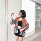 Thin Lace-Up Japanese Cardigan Improved Jacket Student Yukata