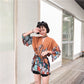 Thin Lace-Up Japanese Cardigan Improved Jacket Student Yukata
