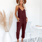 Pantalon court, combinaison, pantalon décontracté taille moyenne