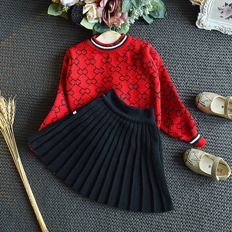 Pull en tricot pour fille