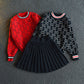 Pull en tricot pour fille