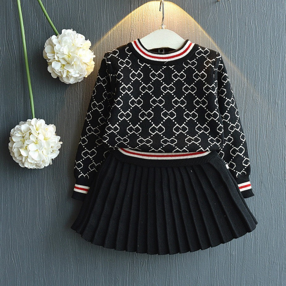 Pull en tricot pour fille