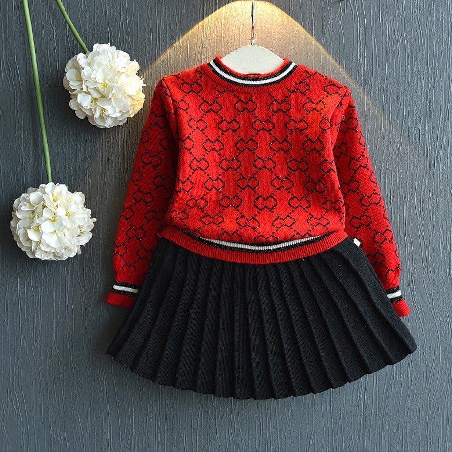 Pull en tricot pour fille