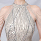 High Waist Slim Sequin Banquet Temperament Evening Gown