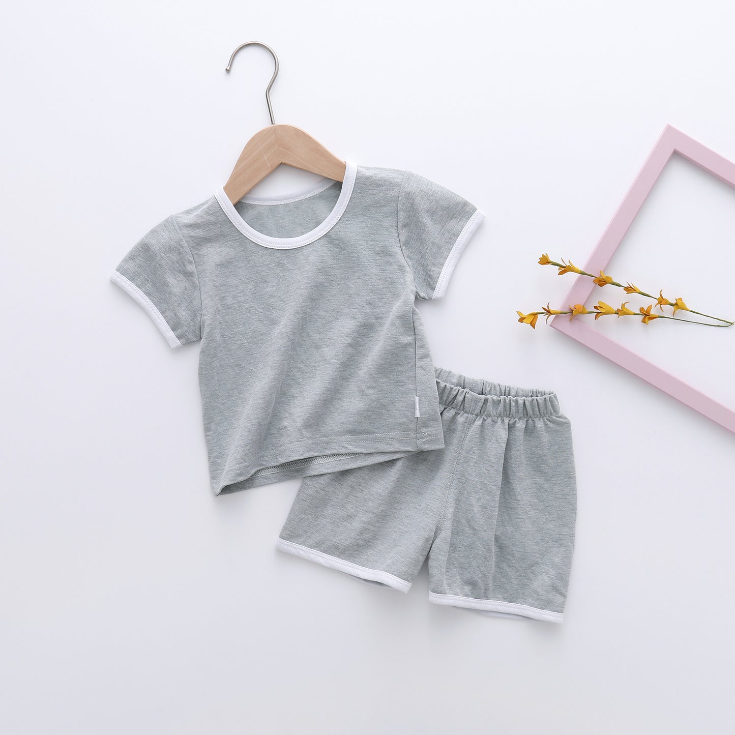 Men's And Women's Baby Home Service Suits Thin Children's Air Conditioning Suits