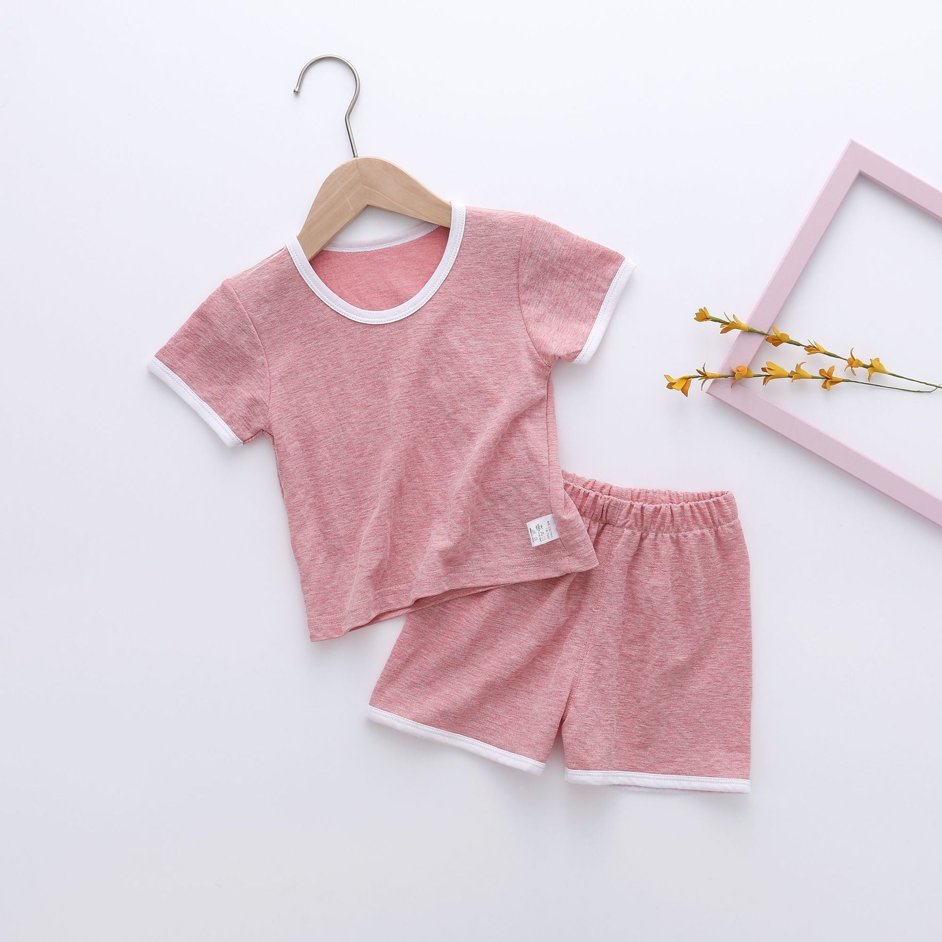 Men's And Women's Baby Home Service Suits Thin Children's Air Conditioning Suits